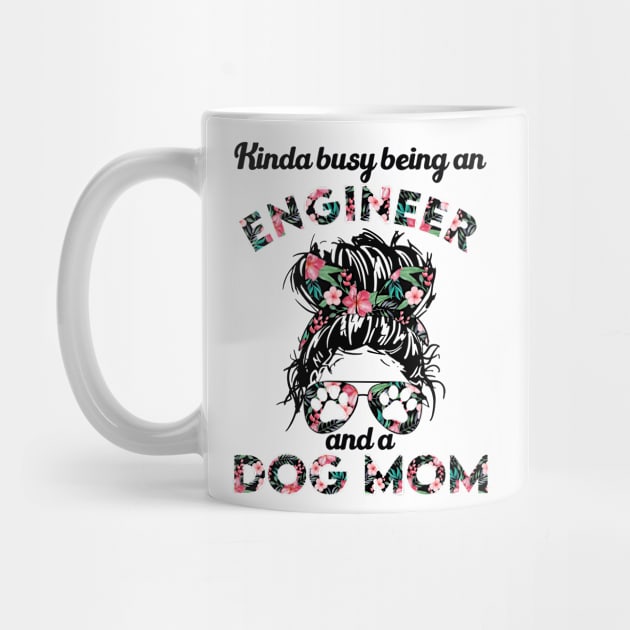 Engineer woman and dog mom . Perfect present for mother dad friend him or her by SerenityByAlex